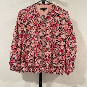 Zara TRF floral bomber jacket